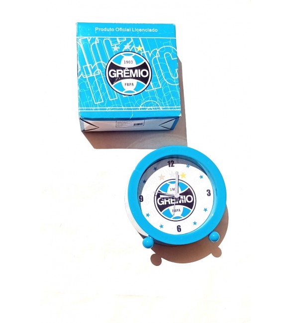 Relógio Despertador redondo Do Grêmio - Produto Oficial Licenciado